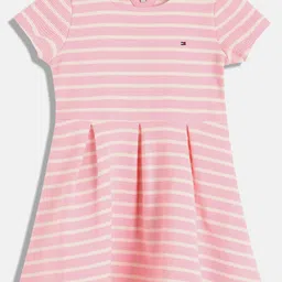 Tommy Hilfiger Girls Striped Fit & Flare Dress-image-93