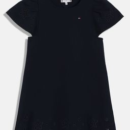 Tommy Hilfiger Girls Cap Sleeves Schiffli A-Line Dress-image-35