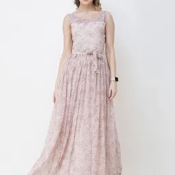 BAESD Women Floral Print Fit and Flare Dress-image-35