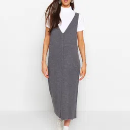 Trendyol Pinafore Midi Dress-image-59