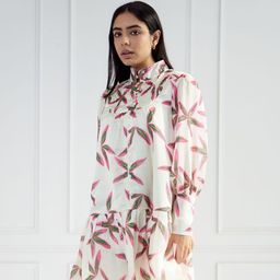 Polago Clothing Floral Printed A-Line Dress-image-45