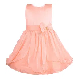 Wish Karo Girls Round Neck Fit and Flare Knee Length Dress-image-28