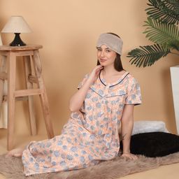 Sweet Dreams Printed Maxi Nightdress-image-50