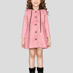Peppermint Girls Hooded Cotton A-Line Dress-image-88