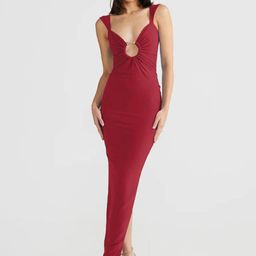 StyleCast x Revolte Applique Maxi Dress-image-64