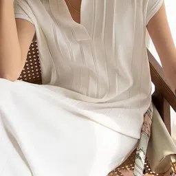 StyleCast White Shirt Collar Maxi Shirt Dress-image-53
