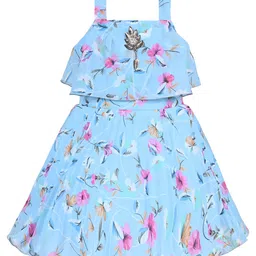 Wish Karo Girl Floral Printed Round Neck Sleeveless Fit & Flare Maxi Dress-picture-48