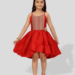 BAESD Girls Embellished Fit & Flare Midi Dress-picture-58