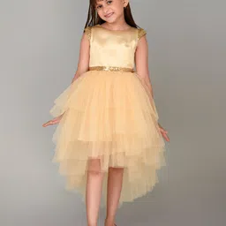 Toy Balloon kids Girls Flutter Sleeve Fit & Flare Midi Dress-50