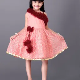 BAESD Girls Net Fit & Flare Mini Dress-10