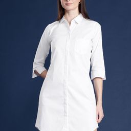 Hancock Pure Cotton Formal Shirt Dress-picture-9