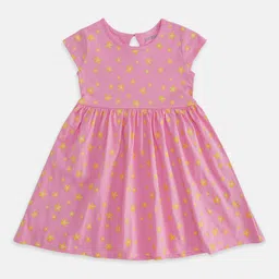 Pantaloons Junior Girls Conversational Printed Cotton Dress-picture-48