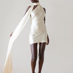 StyleCast High Neck A-Line Dress-image-78