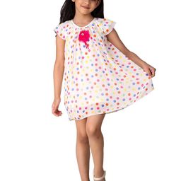 Creative Kids Girls Polka Dot Print A-Line Dress-24