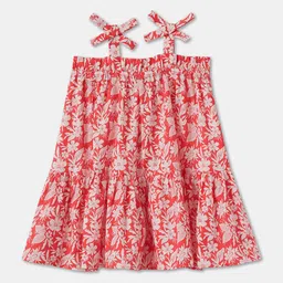 R&B Floral Print A-Line Dress-33