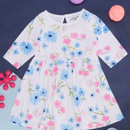 Pantaloons Baby Girls Floral Printed A-Line Cotton Dress-picture-21