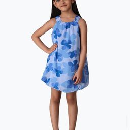 Creative Kids Girls Floral Print A-Line Dress-31