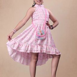 Fabangel Print Peplum Dress-image-83