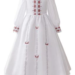 StyleCast x Revolte Girls Ethnic Motifs Printed Maxi Dress-image-6