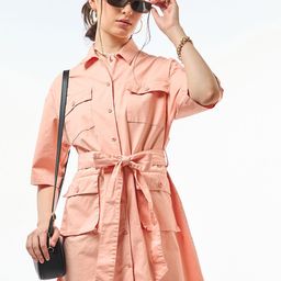 Bewakoof Oversized Shirt Dress-image-67
