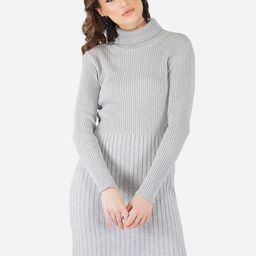 JoE Hazel High Neck Cotton Jumper Dress-image-5
