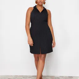 Trendyol Striped A-Line Dress-43