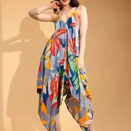 NUEVOSDAMAS Shoulder Straps Floral Printed Maxi Dress-picture-25