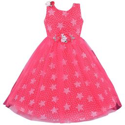 Wish Karo Pink Net Dress-image-83