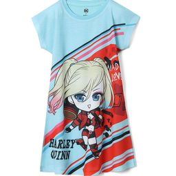 Wear Your Mind Girls Batman Printed Cotton T-Shirt Dress-image-72