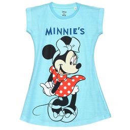 Wear Your Mind Blue Print T-shirt Dress-52