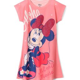 Wear Your Mind Girls Minnie Printed T-shirt Dress-22