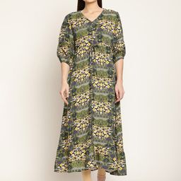 Cantabil Ethnic Motifs Maxi Dress-image-16