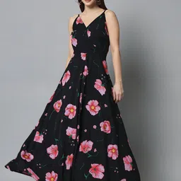 emeros Floral Printed Maxi Dress-image-29