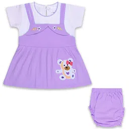 Wish Karo Print Applique A-Line Dress-picture-53