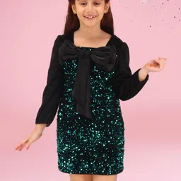 CUTECUMBER Embellished Applique Sheath Dress-picture-18
