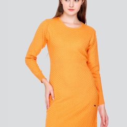 GOSHA & MAU Self Design Acrylic Jumper Dress-66