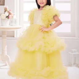 Tiny Kingdom Layered Net Maxi Dress image 4