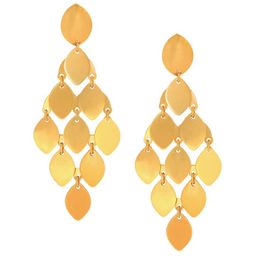BHIMA Jewels 22K Hallmark 916 Purity Yellow Gold Petal Hanging Drop-image-57