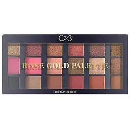 CVB 18 Color Eyeshadow 8 Buttery Mattes, 8 Metal Shadows, 1 Wet and Dry Lids, Talc-Free 24g-1
