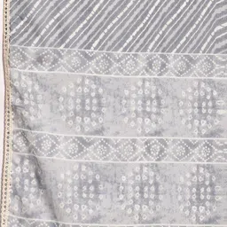 Libas Bandhani Printed Pleated Pure Cotton Kurta with Palazzos & With Dupatta image 4
