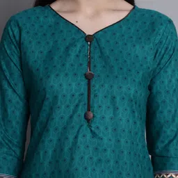 Roly Poly Geometric Printed Regular Straight Kurta & Salwar With Dupatta image 2