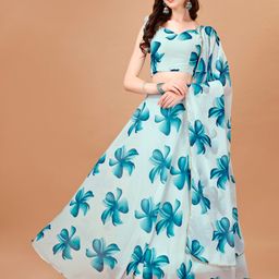 PMD Fashion Printed Semi-Stitched Lehenga & Unstitched Blouse With Dupatta-picture-57