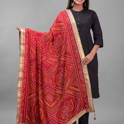 Apratim  Dyed Bandhani Dupatta-55