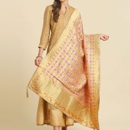 Dupatta Bazaar Woven Design Dupatta with Zari-46