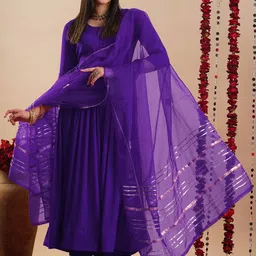 KALINI Women Regular Kurta with Trousers & With Dupatta-picture-51