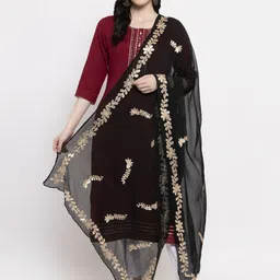Clora Creation  Embroidered Dupatta with Zari-picture-49