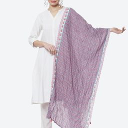 Rangriti Cotton Printed Dupatta-image-3