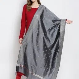 Dupatta Bazaar Ethnic Motifs Woven Design Dupatta-picture-25