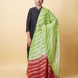 Unnati Silks Ethnic Motifs Dyed Tie and Dye Dupatta-picture-20