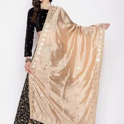 Clora Creation Embroidered Dupatta with Gotta Patti-picture-16